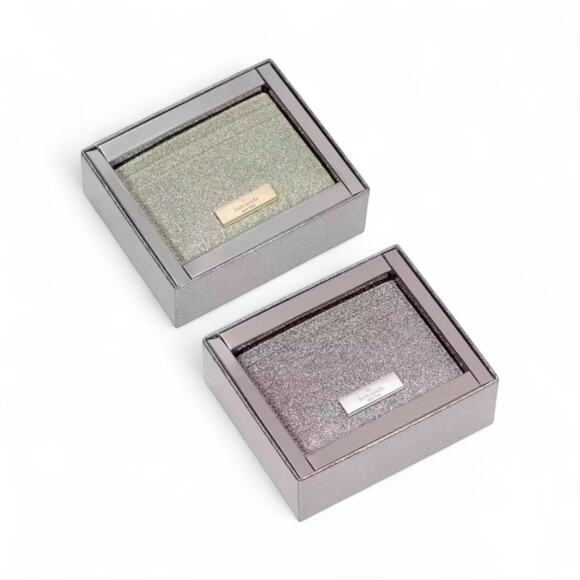 Kate Spade Kenzie Glitter Wallet Gift Set of 2 | MSRP $198 | NWT Holiday Duo - Picture 8 of 8